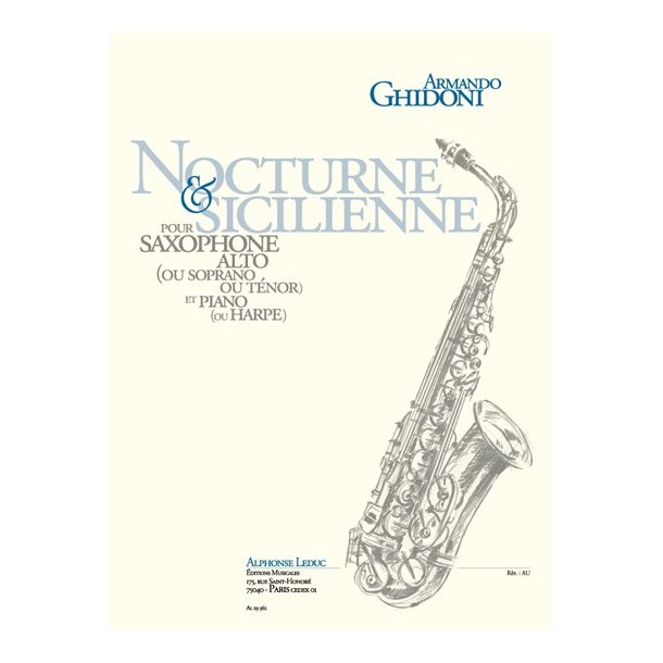 Nocturne & Sicilienne Saxophone/Piano