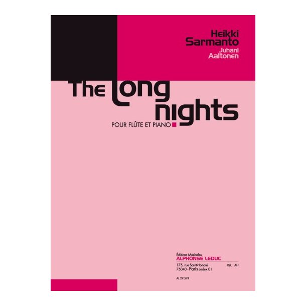 Heikki Sarmanto/Juhani Aaltonen: The Long Nights (Flute & Piano)