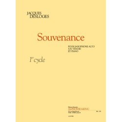 J. Desloges: Souvenance (Saxophone-Alto & Piano)