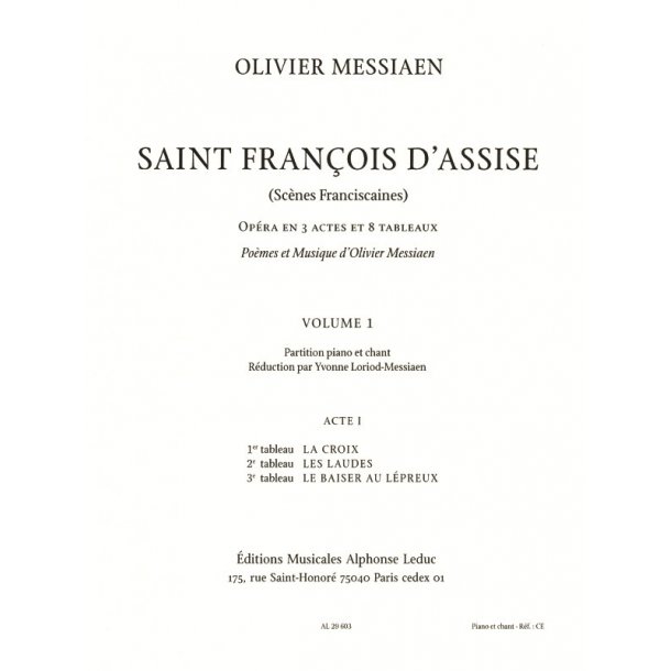 Saint Francois D'assise 1 Vce/Pf Bk