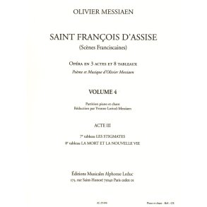 Saint Francois D'assise 4 Vce/Pf Bk