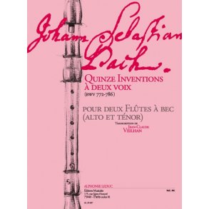 Johann Sebastian Bach: Inventions à 2 Voix (Recorders 2)