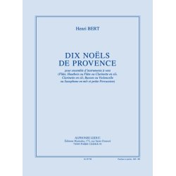 Henri Bert: 10 No&euml;ls de Provence (Quintet-Mixed)