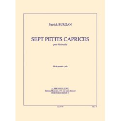 Burgan: 7 petits caprices (8') (fin de cycle 1) pour violoncelle