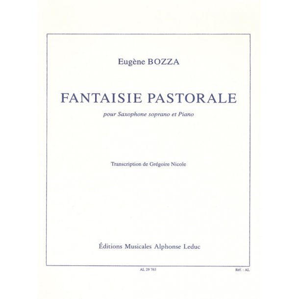 Fantaisie Pastorale Op 37 Arr Nicole Sop Sax/Pno