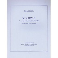 Ledeuil Eric X Niry S Flute In C Or Alto Flute Book