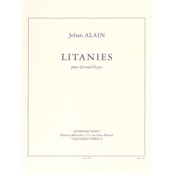 Jehan Alain: Litanies Pour Grand Organ