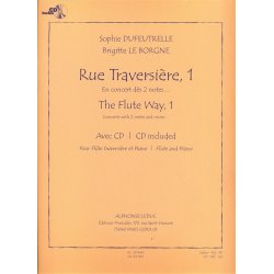 Rue traversi&egrave;re, m&eacute;thode pour fl&ucirc;te (vol.1, avec CD)