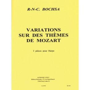 Robert Nicholas Charles Bochsa: 3 Variations sur des Thèmes de Mozart (Harp solo)