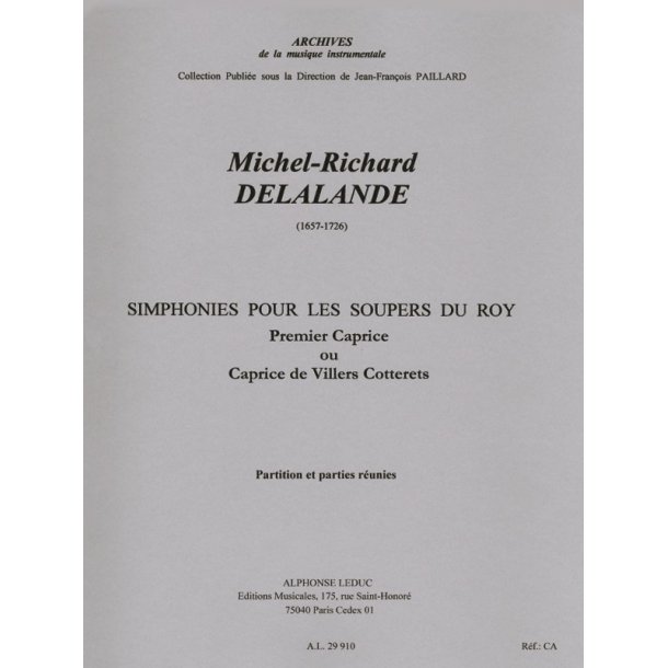 Michel Richard Delalande: Caprice No.1 (Orchestra)