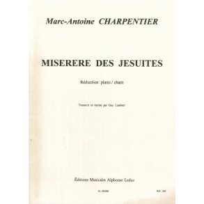 Miserere De Jesuites Vocal Score