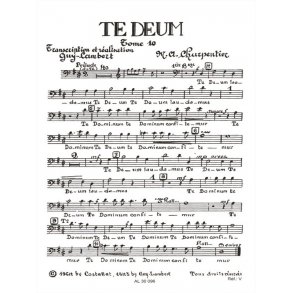 Marc-Antoine Charpentier: Te Deum (Choral-Mixed accompanied)