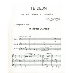 Michel Richard Delalande: Te Deum (Choral-Mixed accompanied)