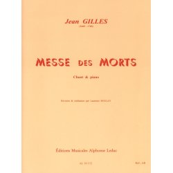 Jean Gilles: Messe Des Morts - Vocal Score