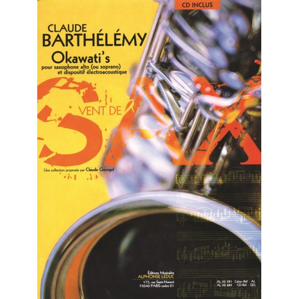Claude Barth&eacute;l&eacute;my: Okawati's (Alto/Soprano Saxophone)