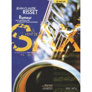 Risset Rumeur 6e Livre Collection Vent De Sax Saxophone Book