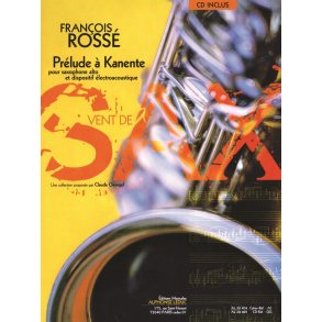 Rosse Francois Prelude A Kanente (Georgel) Alto Saxophone Book/Cd
