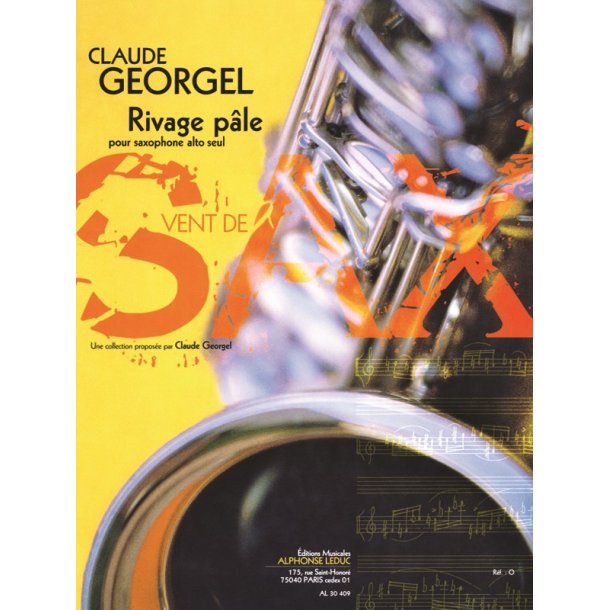 Georgel Claude Rivage Pale Alto Saxophone Book