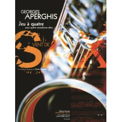 Aperghis Georges Jeu A Quatre 4 Alto Saxophones Score/Parts