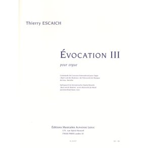 Thierry Escaich: Evocation III (on 'Nun komm, der Heiden Heiland')