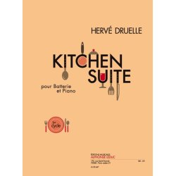 Druelle: Kitchen suite (cycle 1) (1'35'') pour batterie et piano