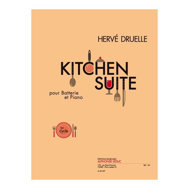 Druelle: Kitchen suite (cycle 1) (1'35'') pour batterie et piano