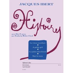 Ibert: Histoires... arrangement de K. Walter-Clark, pour fl&ucirc;te et piano