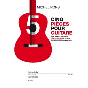 Pons: Cinq pièces (11'30'') pour guitare