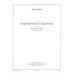 Enzo Gieco: Impressions of Argentina, for Flute Quartet and Guitar