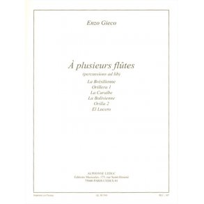 Gieco Enzo A Plusieurs 4 Flutes Perc Ad Lib Score/Parts
