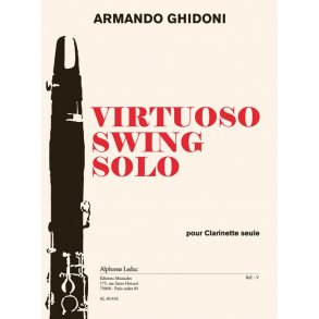 Ghidoni: Virtuoso swing solo (3'30'') pour clarinette si b seule