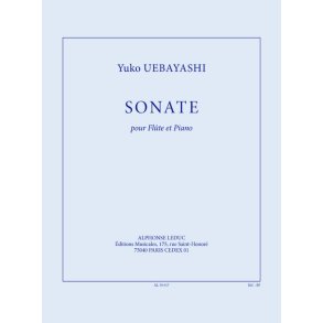 Uebayashi Sonate Flt/Pf Bk