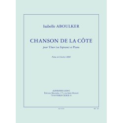 Aboulker: Chanson de la c&ocirc;te (3') pour t&eacute;nor (ou soprano) et piano (po&egrave;me C. Cros)