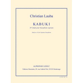 Lauba Kabuki Etude Book