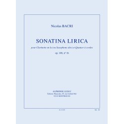 Bacri Sonatina Lirica Op.108 No1b Divers Quintet Book