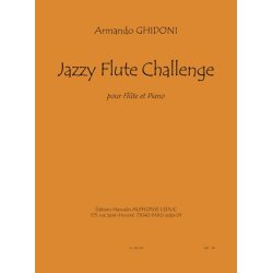 Ghidoni: Jazzy flute challenge (10') pour fl&ucirc;te et piano