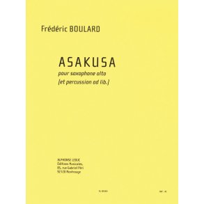 Boulard Frederic Asakusa Alto Saxophone Book