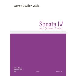 Laurent Duvillier-Wable: Sonata IV For String Quartet (Score)