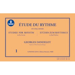 Georges Dandelot: Studies For Rhythm (Book/Download Card)