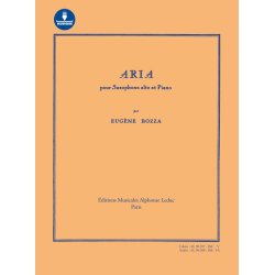 Eug&egrave;ne Bozza: Aria (Book/Download Card)