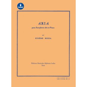 Eugène Bozza: Aria (Book/Download Card)