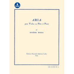 Eug&egrave;ne Bozza: Aria (Book/Download Card)