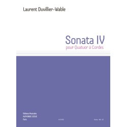 Laurent Duvillier-Wable: Sonata IV For String Quartet (Parts)