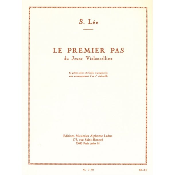 Sebastien L&eacute;e: Le Premier Pas du jeune Violoncelliste Op.101 (Cellos 2)
