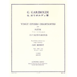 Giuseppe Gariboldi: 20 Etudes chantantes Op.88 (Flute solo)