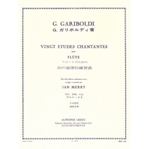 Giuseppe Gariboldi: 20 Etudes chantantes Op.88 (Flute solo)