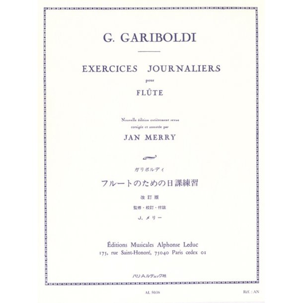 Giuseppe Gariboldi: Exercices journaliers Op.89 (Flute solo)