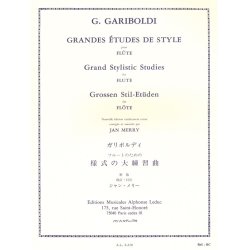 Giuseppe Gariboldi: Grandes Etudes de Style Op.134 (Flute solo)