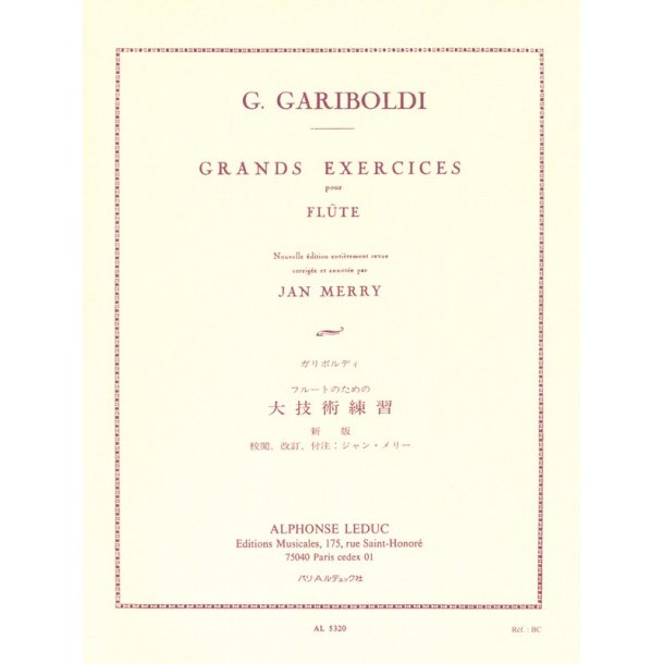 Giuseppe Gariboldi: Grands Exercices Op.139 (Flute solo)