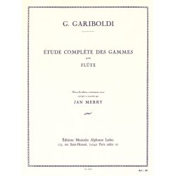 Giuseppe Gariboldi: Etude compl&egrave;te des Gammes Op.127 (Flute solo)